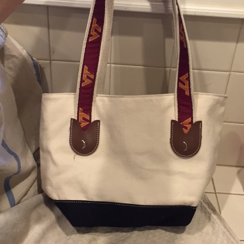 MoonShine canvas bag tote 13x7x5”